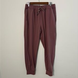 Women's Mauve Jogger Pants like new silky smooth loungewear large